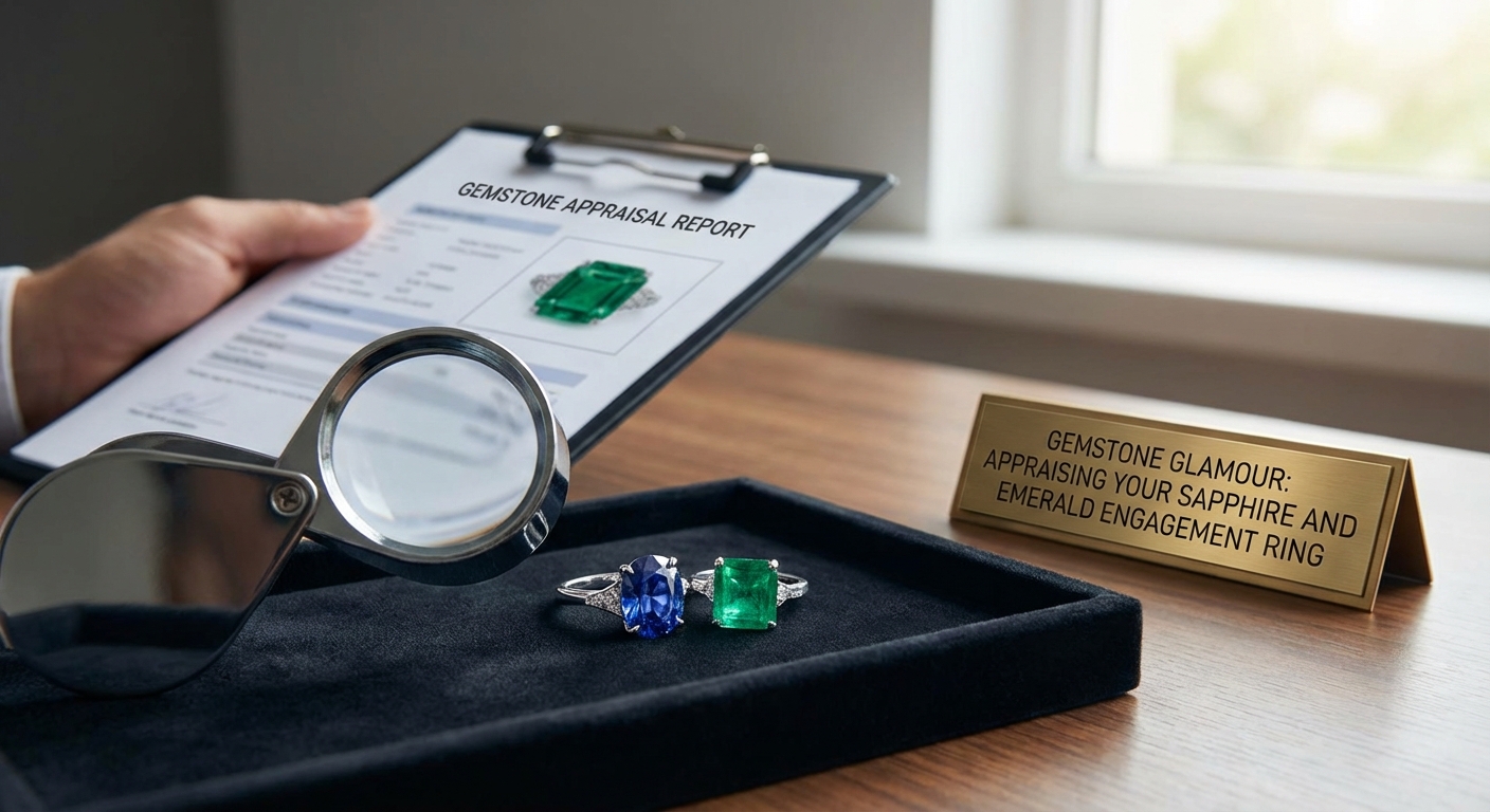 Gemstone Glamour: Appraising Your Sapphire and Emerald Engagement Ring